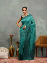 Resham Booti Woven Cotton Blend Saree